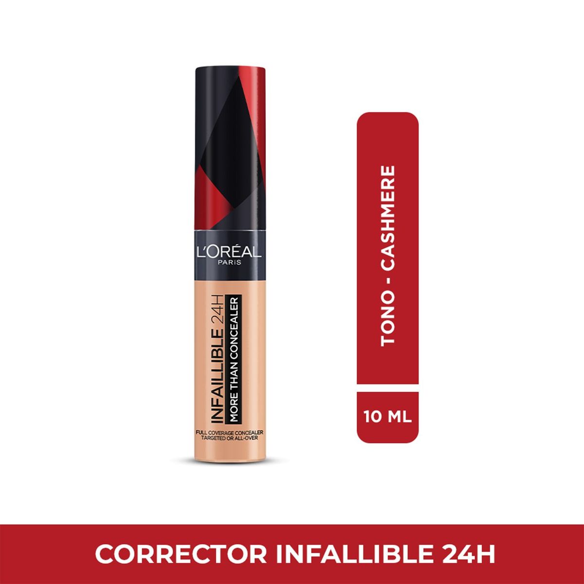 LOREAL PARIS - Corrector de rostro Líquido Infallible More Than a Concealr Loreal Paris 11 ml
