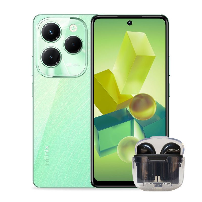 INFINIX - Celular Infinix Hot 40 Pro 256GB + Audifonos Inalámbricos | 8GB RAM | Cámara posterior 108MP|Cámara frontal 32MP|Pantalla 6.7"|Helio G99