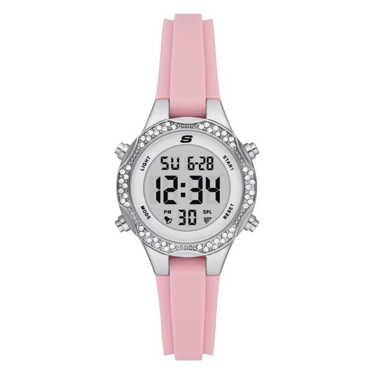 SKECHERS - Reloj Skechers para Mujer Brinkley  - Reloj Análogo Silicona Rosado