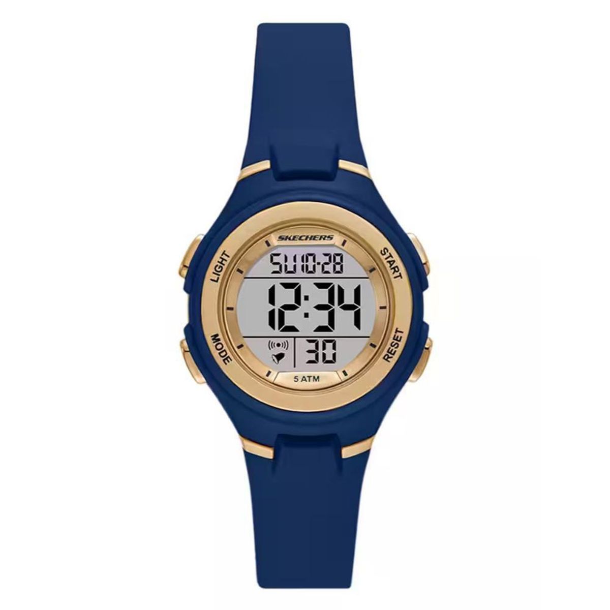 SKECHERS - Reloj Skechers para Mujer Woodlake - Reloj Digital Poliuretano Azul