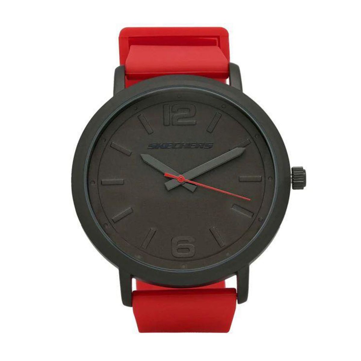 SKECHERS - Reloj Skechers para Hombre Ardmore - Reloj Análogo Silicona Rojo