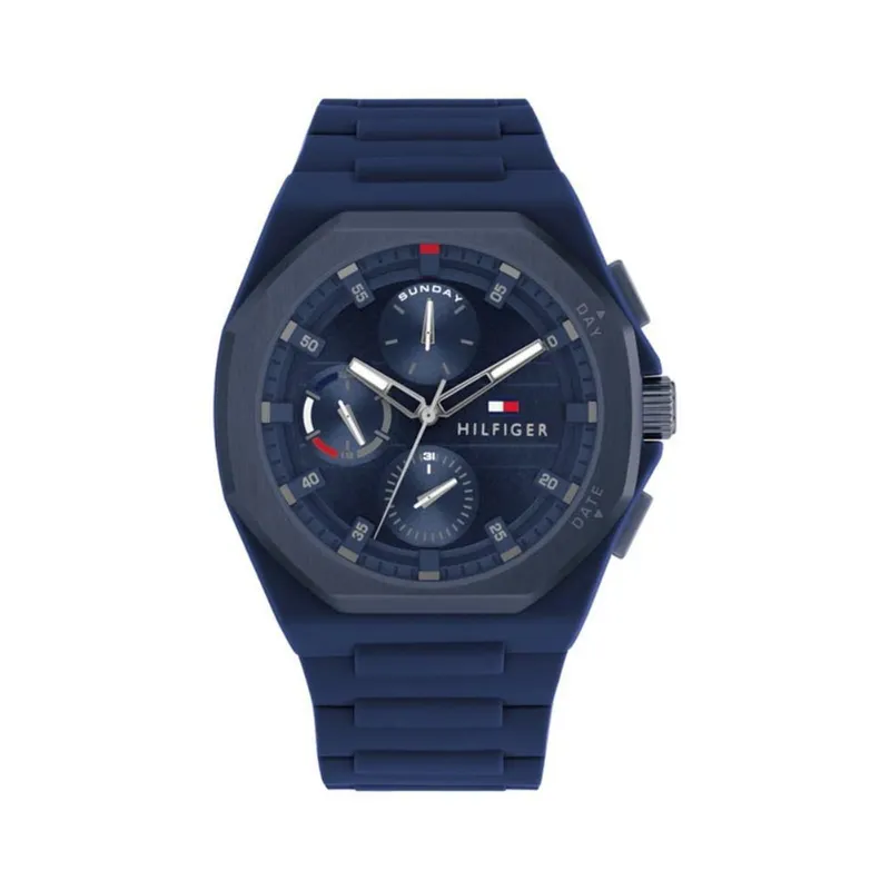 TOMMY HILFIGER - Reloj Tommy Hilfiger para Hombre 1792122 - Reloj Análogo Silicona Azul