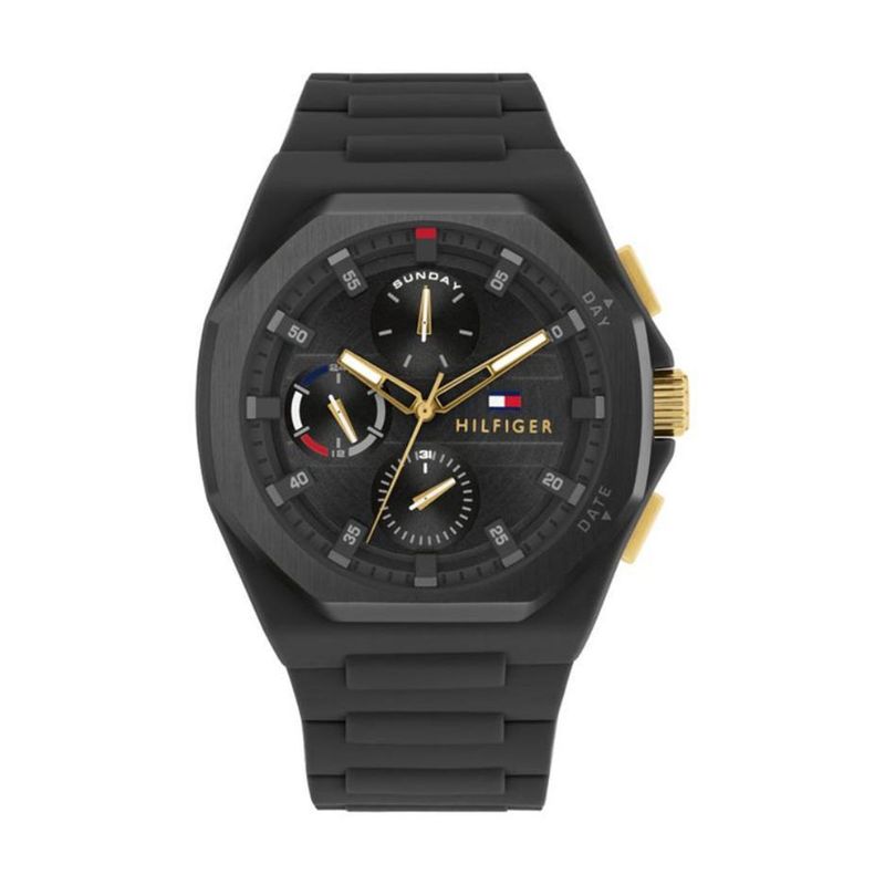 TOMMY HILFIGER - Reloj Tommy Hilfiger para Hombre 1792120 - Reloj Análogo Silicona Negro