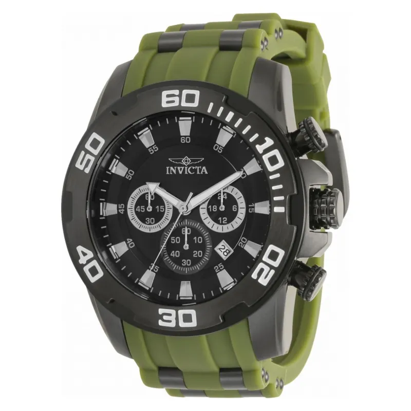 INVICTA - Reloj Invicta para Hombre Manta - Reloj Análogo Verde Acero inoxidable Invicta