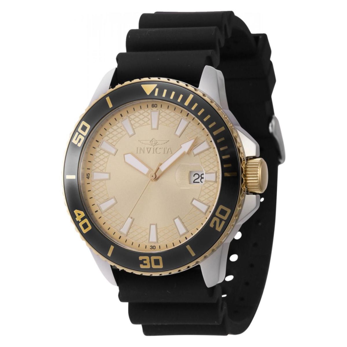 INVICTA - Reloj Invicta para Hombre Pro Diver - Reloj Análogo Negro Acero inoxidable Invicta