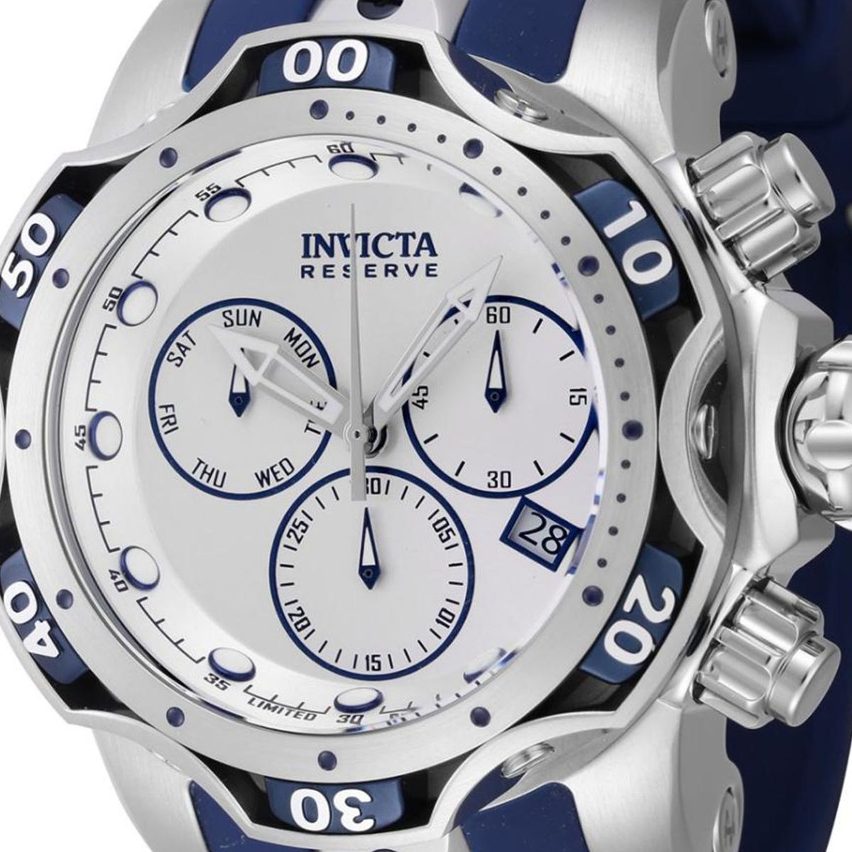INVICTA - Reloj Invicta para Hombre Reserve - Reloj Análogo Azul Acero inoxidable Invicta