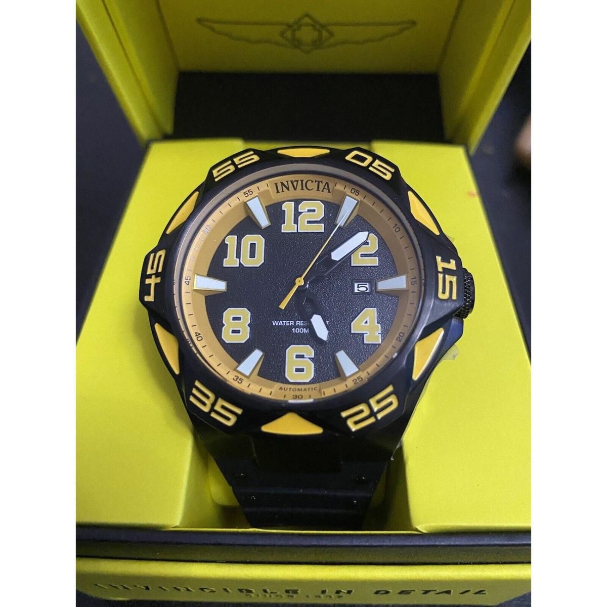 INVICTA - Reloj Invicta para Hombre Coalition Forces - Reloj Análogo Negro Acero inoxidable Invicta