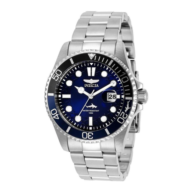 INVICTA - Reloj Invicta para Hombre Pro Diver - Reloj Análogo Plateado Acero inoxidable Invicta