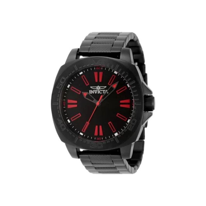 INVICTA - Reloj Invicta para Hombre Speedway - Reloj Análogo Negro Acero inoxidable Invicta