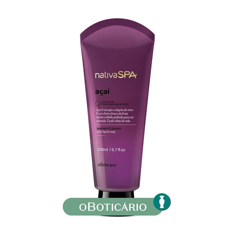 NATIVA SPA - Jabón LIQUIDO CORP ACAI Nativa Spa Para Todo tipo de piel 200 ml