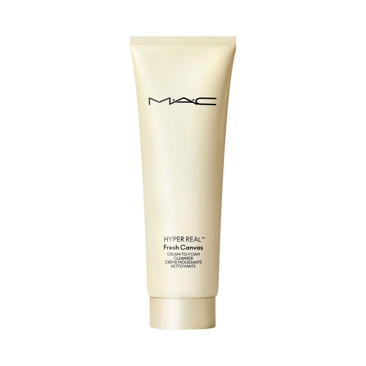 MAC COSMETICS - Limpiador Hyper Real Fresh Canvas Cream-To-Foam Cleanser Mac Para Todo Tipo De Piel 125 Ml