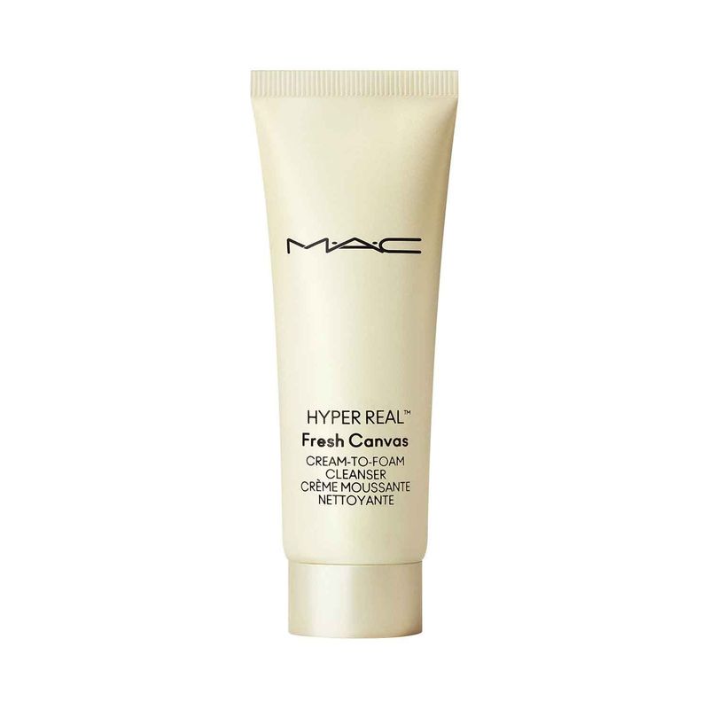 MAC COSMETICS - Limpiador Hyper Real Fresh Canvas Cream-To-Foam Cleanser Mac Todo Tipo De Piel 30 Ml