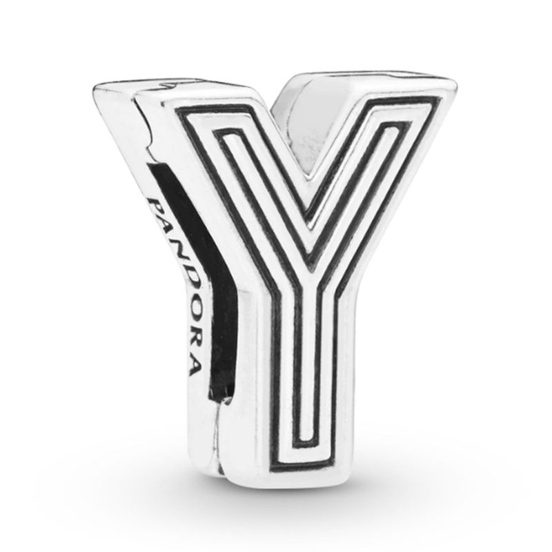 PANDORA - Charm Pandora Reflexions Letra Y Plata Esterlina