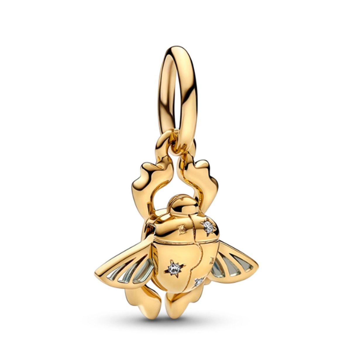 PANDORA - Charm Pandora Escarabajo de Aladdin de Disney Recubrimiento en Oro