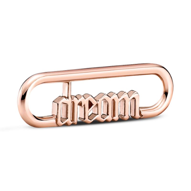 PANDORA - Link Pandora ME Palabra Dream Recubrimiento en Oro Rosa