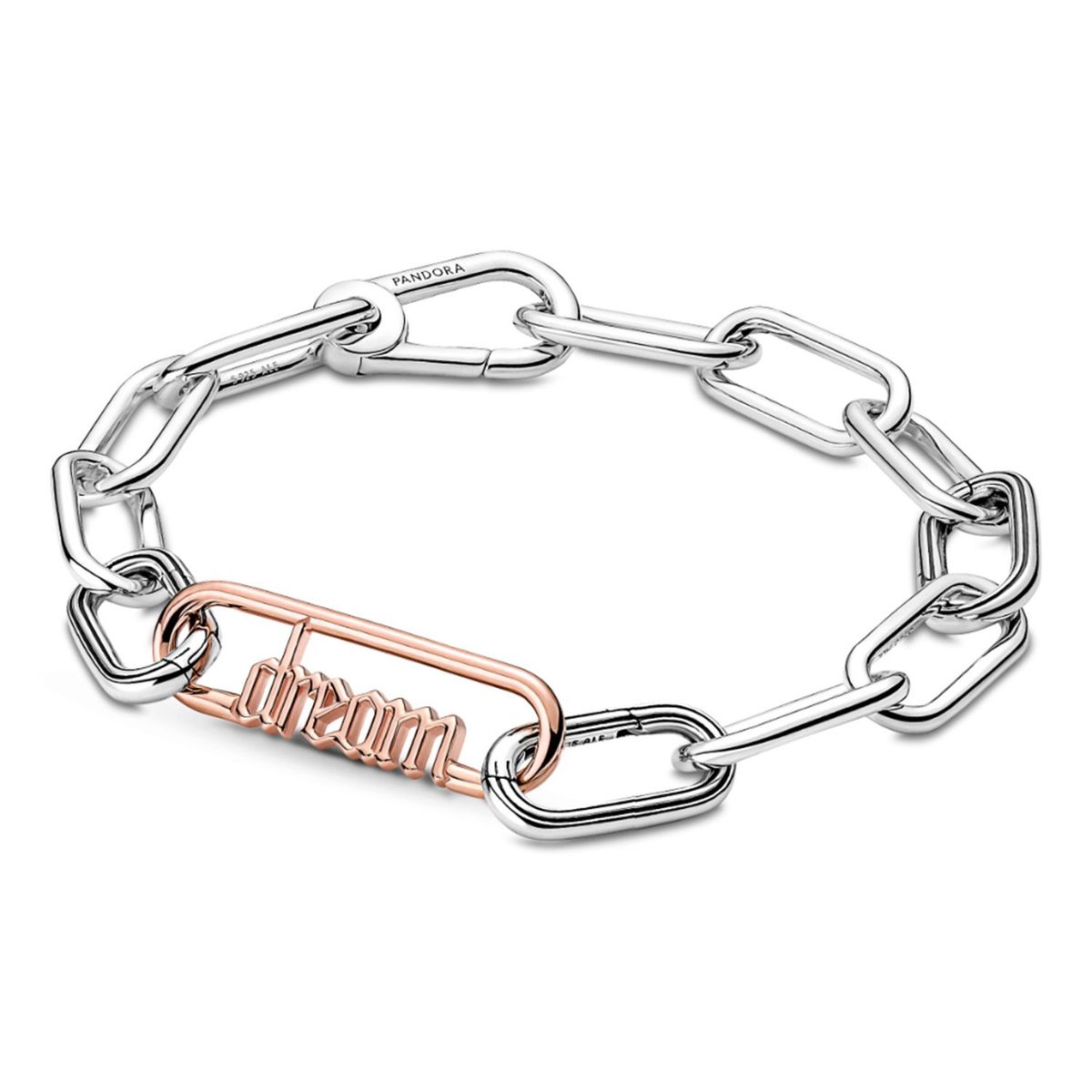 PANDORA - Link Pandora ME Palabra Dream Recubrimiento en Oro Rosa