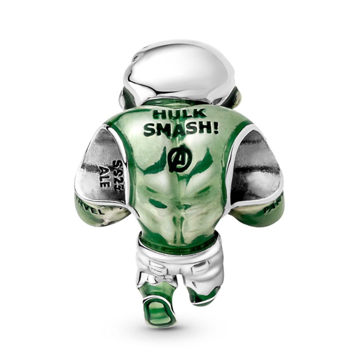 PANDORA - Charm Pandora Hulk Los Vengadores de Marvel Plata Esterlina