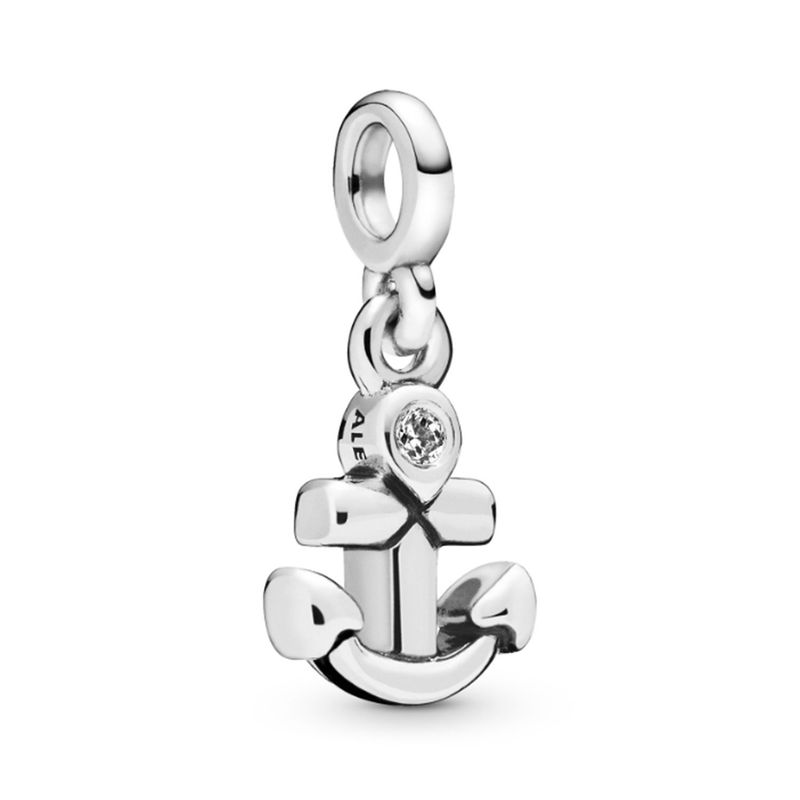 PANDORA - Charm Pandora ME Mini Colgante Ancla Plata Esterlina