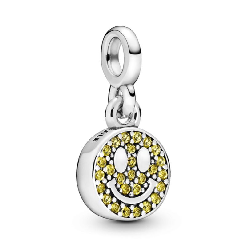 PANDORA - Charm Pandora ME Mini Colgante Sonrisa Plata Esterlina