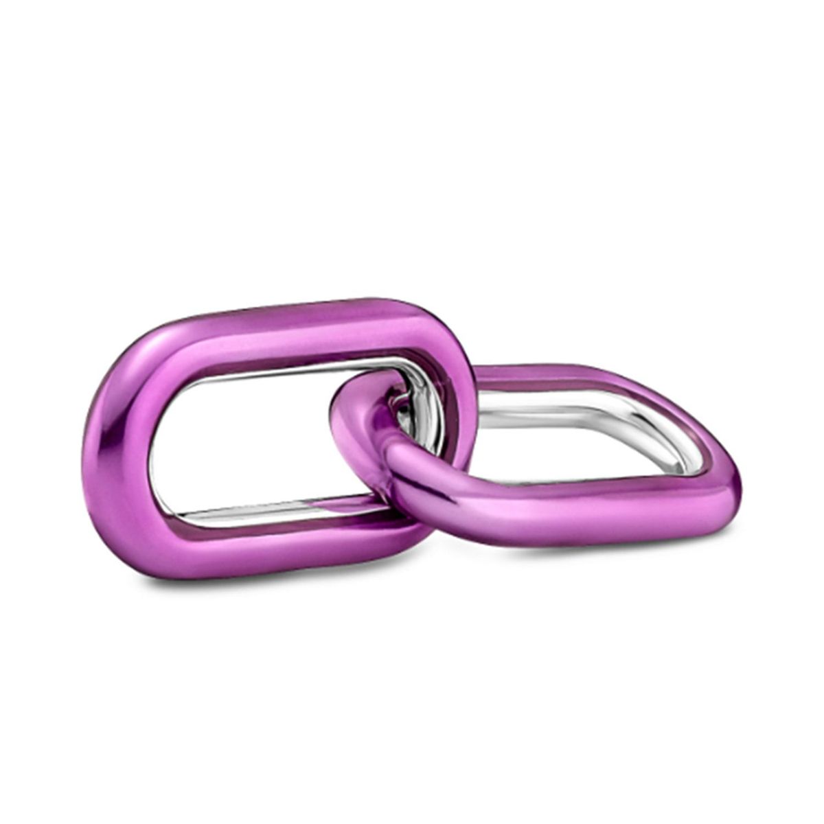 PANDORA - Link Pandora ME Doble Morado Plata Esterlina