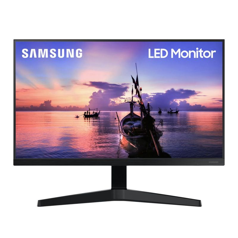 SAMSUNG - Monitor Samsung 24 Pulgadas | Plano | T350F | Tasa de Refresco 75HZ