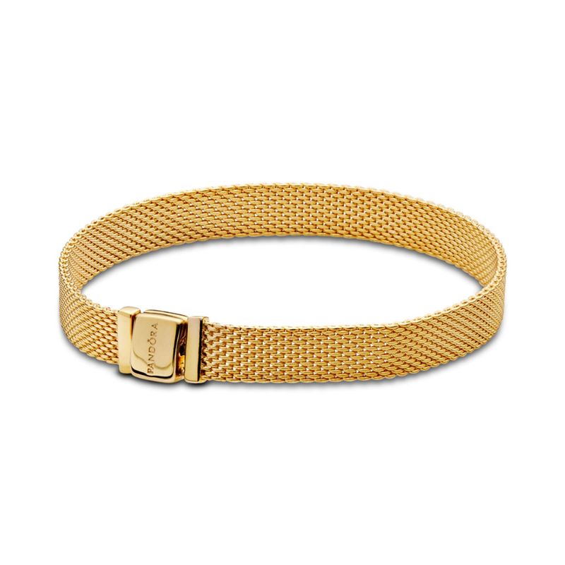 PANDORA - Brazalete Pandora Reflexions Malla Recubrimiento en Oro