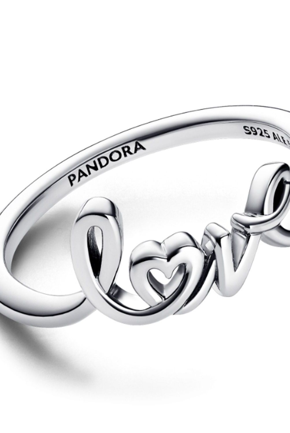 PANDORA - Anillo Pandora Love Escrito a Mano Plata Esterlina 