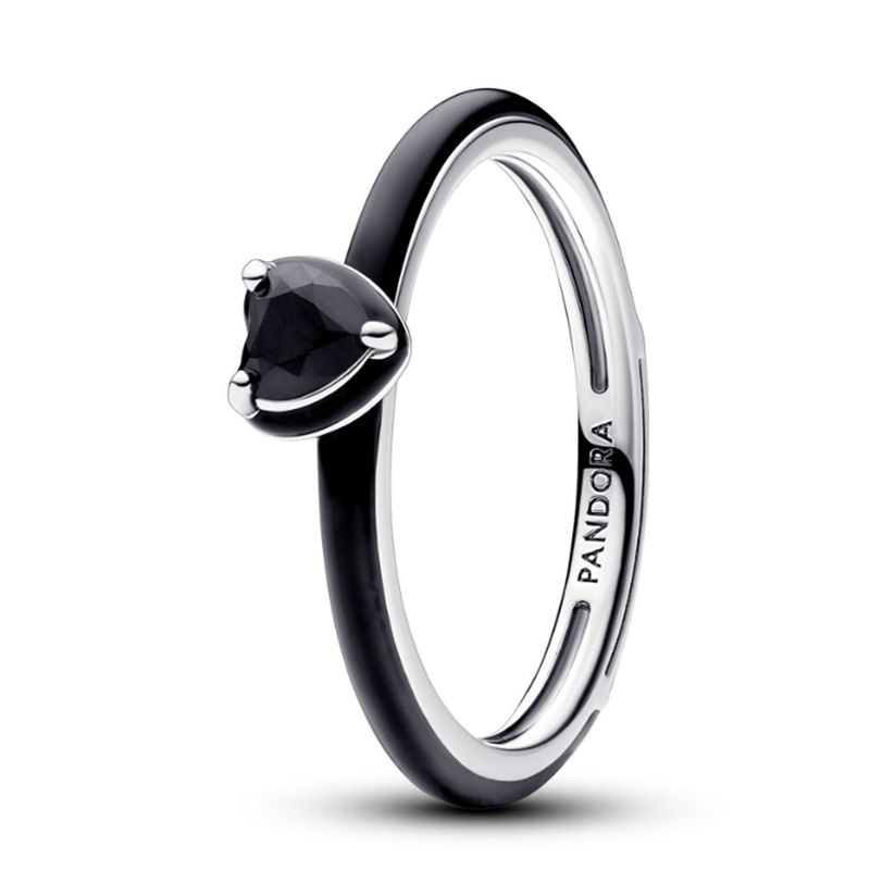 PANDORA - Anillo Pandora Me Chakra Negro Plata Esterlina 