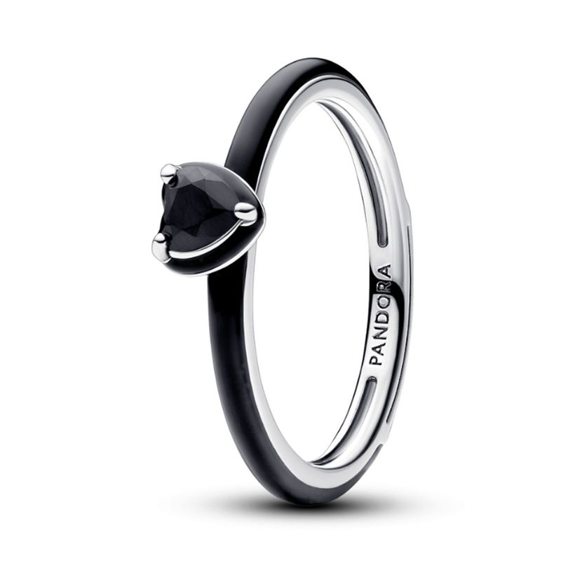 PANDORA - Anillo Pandora Me Chakra Negro Plata Esterlina 