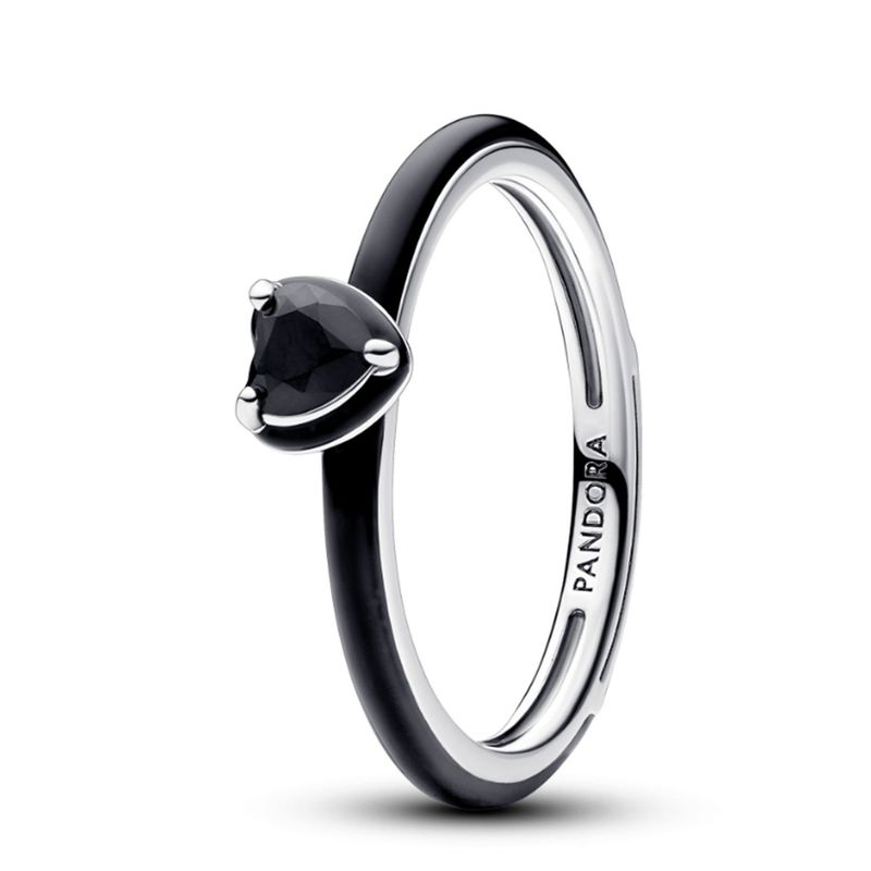 PANDORA - Anillo Pandora Me Chakra Negro Plata Esterlina 