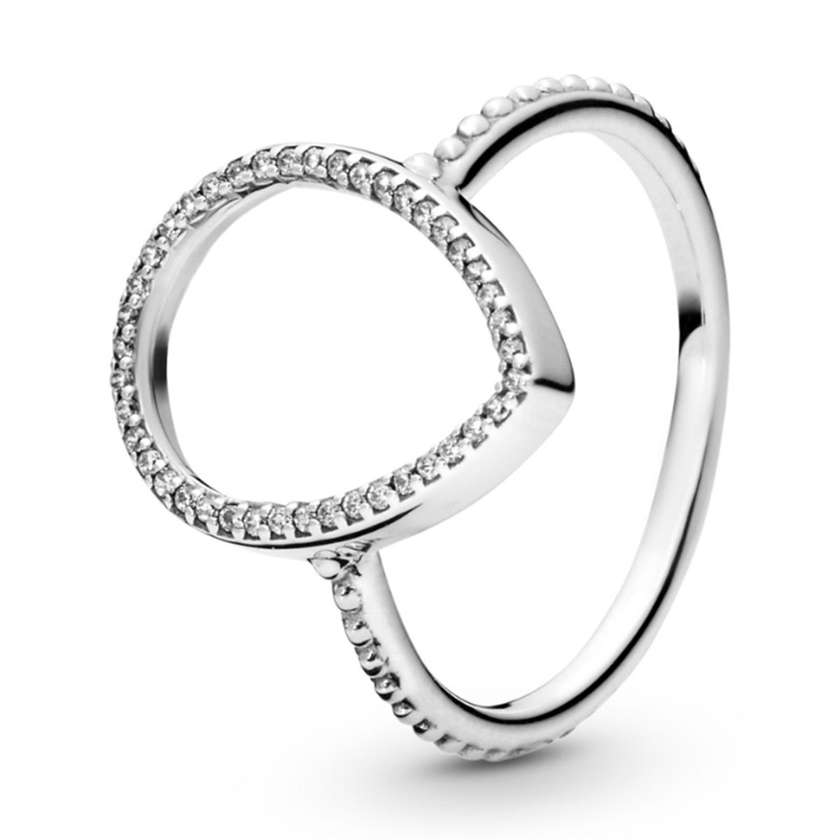 PANDORA - Anillo Pandora Banda de Corazones en Plata Esterlina 