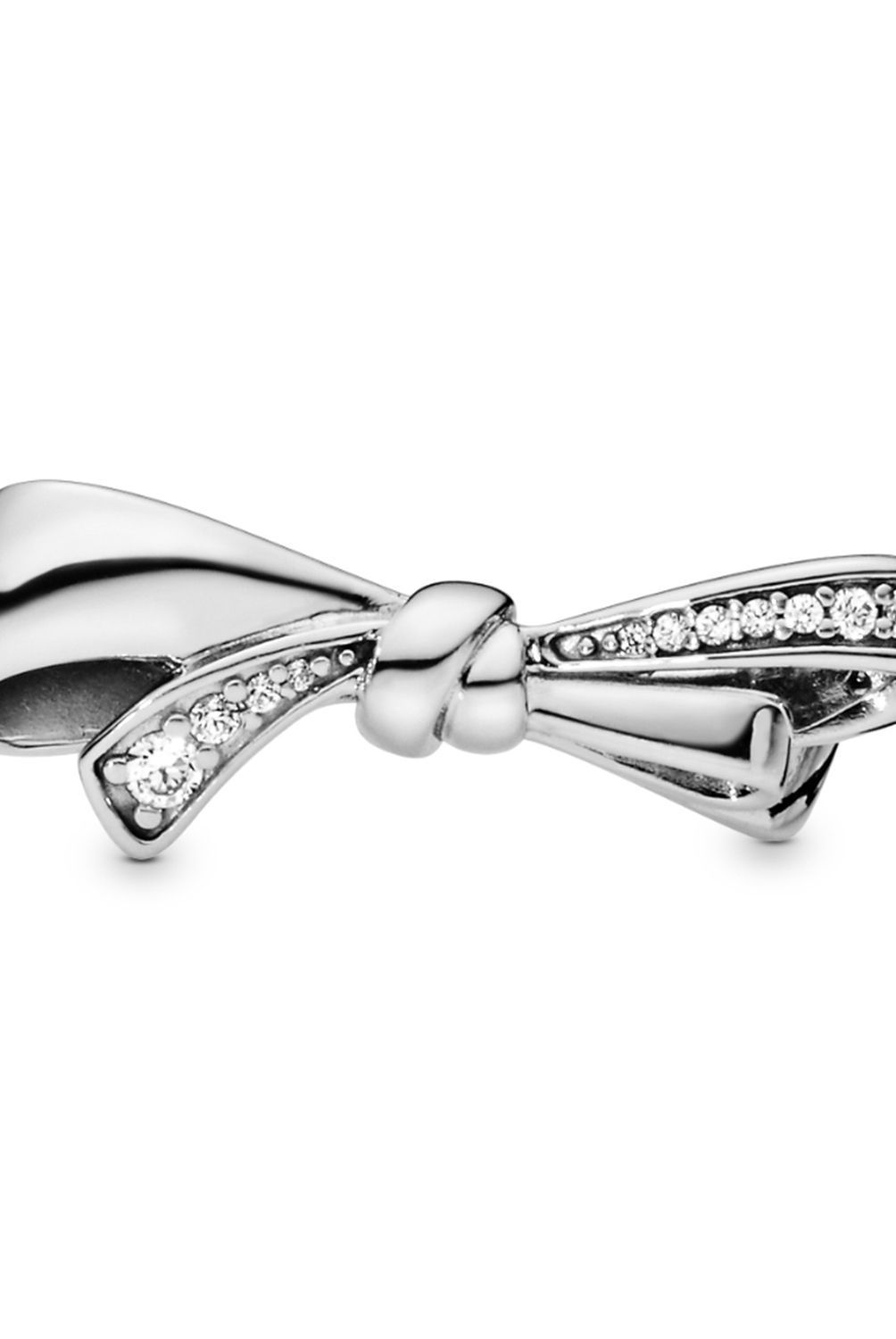 PANDORA - Anillo Pandora lazo brillante En Plata Esterlina 