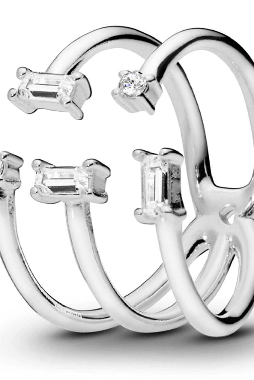 PANDORA - Anillo Pandora Fragmentos de Brillo en Plata Esterlina 