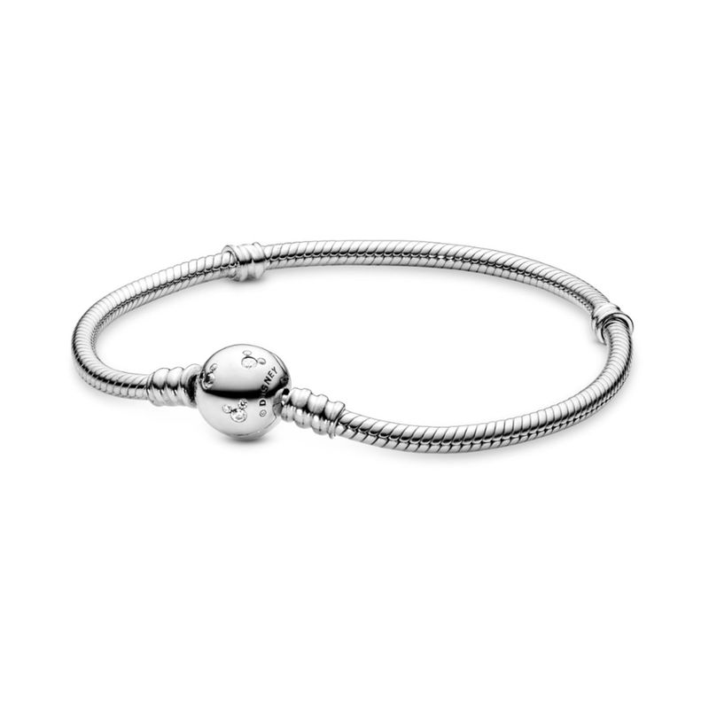 PANDORA - Brazalete Pandora Moments cierre Mickey Plata Esterlina