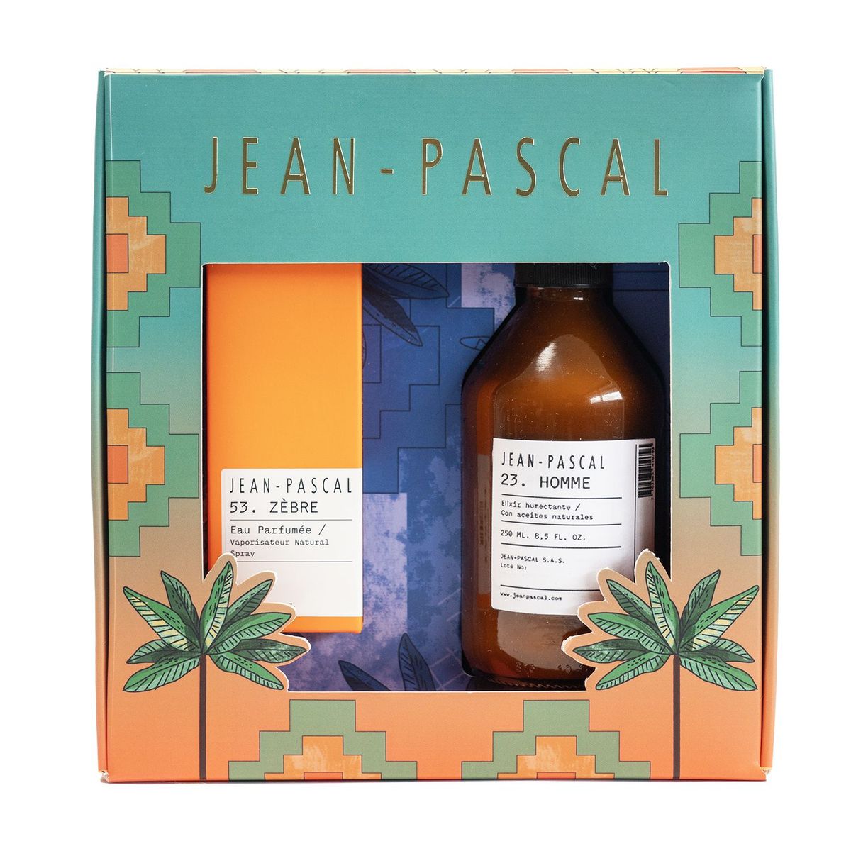 JEAN PASCAL - Set de Perfume Unisex Jean Pascal Incluye: Eau de parfum 53 Zebre 100 ml + Locion Corporal Humectante Jean Pascal 250ml 