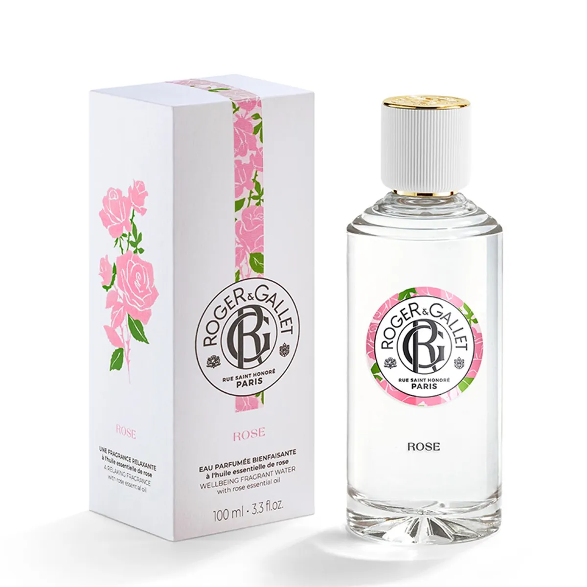 ROGER & GALLET - Perfume Unisex Roger&Gallet Rose Fragrant Water 100 ml Eau de cologne 