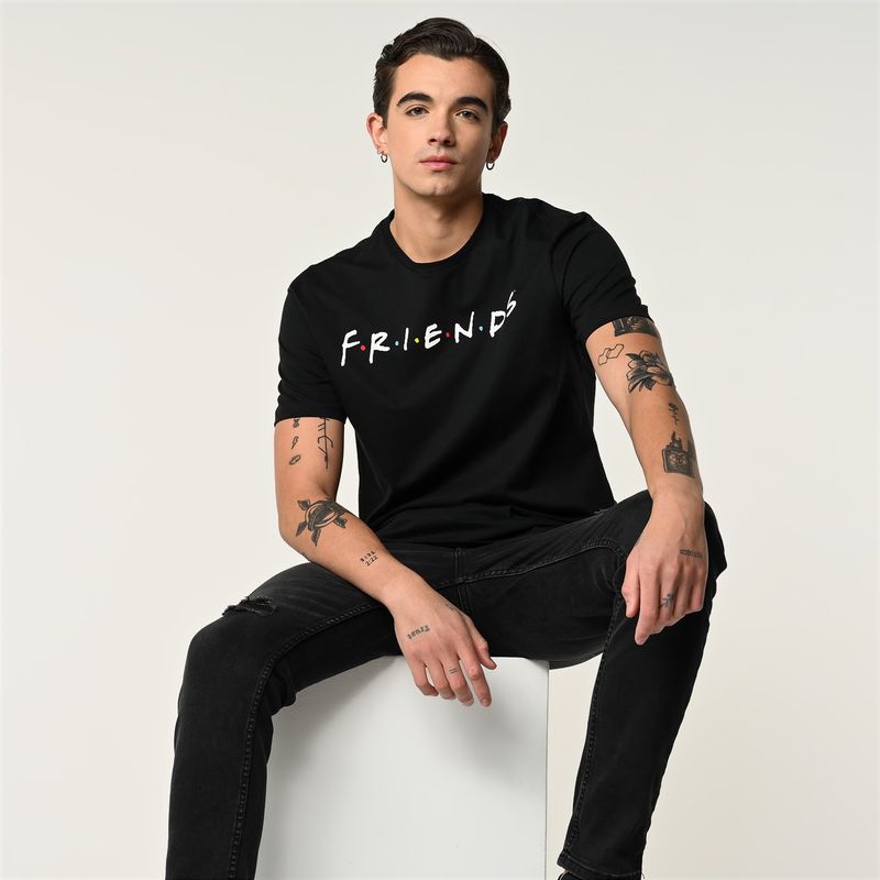 DENIMLAB - Camiseta Hombre Manga corta con Estampado de Algodón Denimlab