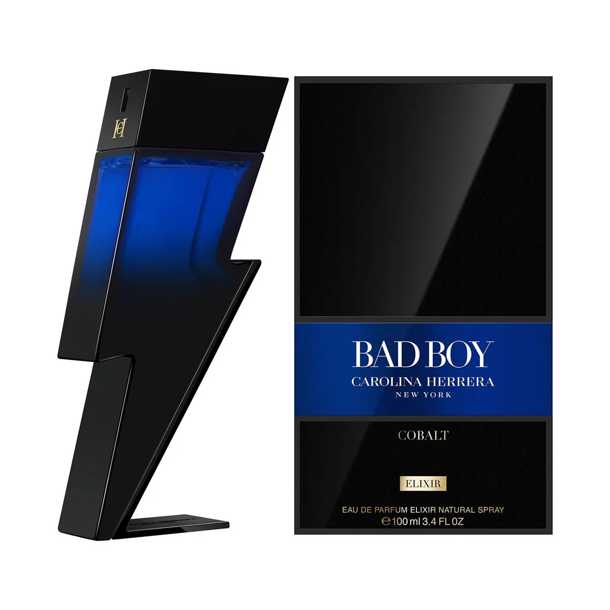 CAROLINA HERRERA - Perfume Hombre Carolina Herrera Bad Boy Cobalt Elixir 100 ml Elixir