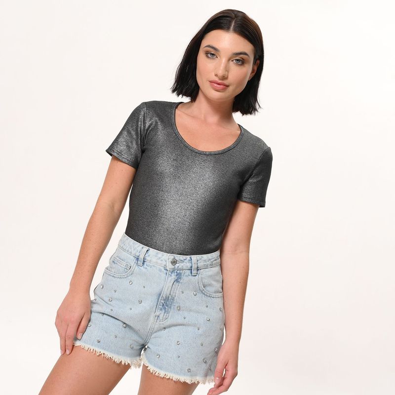 MOSSIMO - Short Mujer Tiro medio Algodón Mossimo