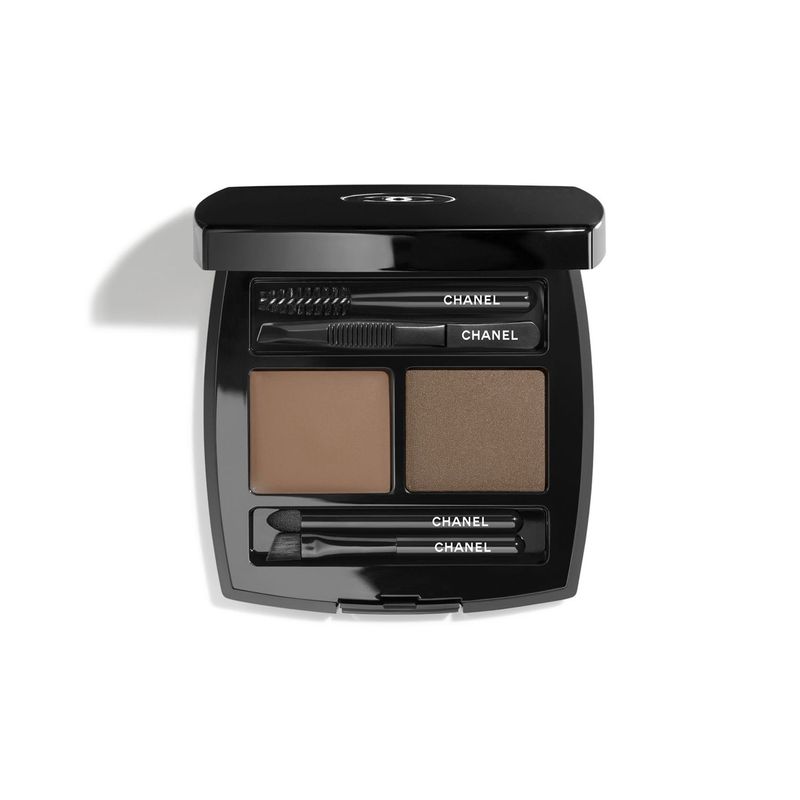 CHANEL - Sombra de ojos Chanel La Palette Sourcils Dúo Cera Y Polvo Definición Y Relleno 01 Chanel 4 gr