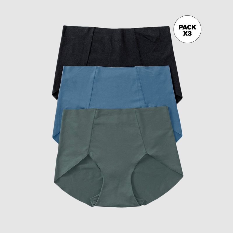 LEONISA - Calzón pack bikini Pack de 3 para Mujer LEONISA