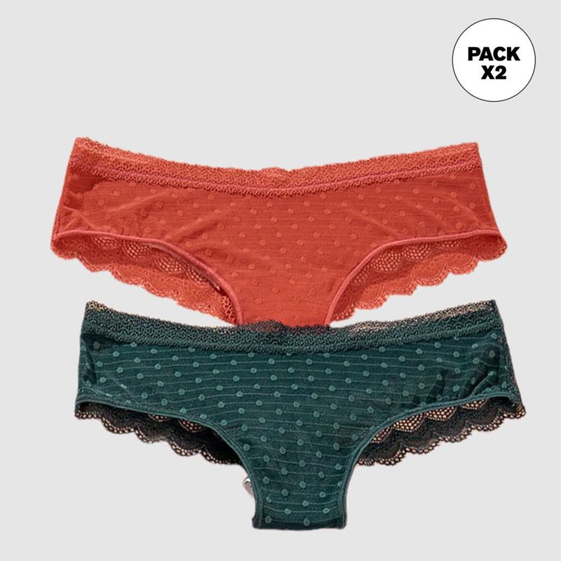 LEONISA - Calzón pack colaless para Mujer LEONISA