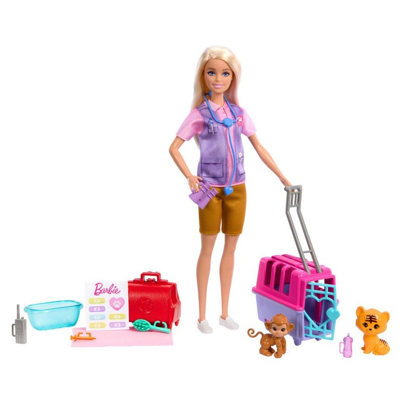 BARBIE - Muñeca Barbie: Rescate de animales