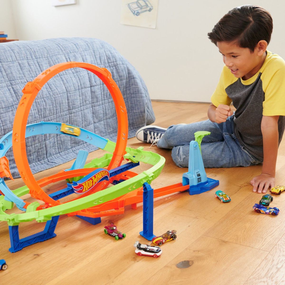 HOT WHEELS - Pista de carro Hot Wheels: Desafío del Ciclón Extremo