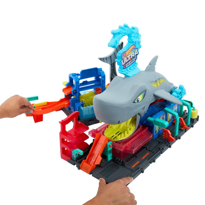 Juguetes Pista Hot Wheels Robo Tiburon 