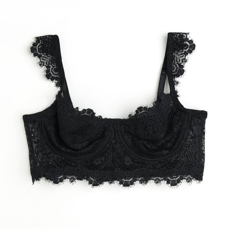 UNIVERSITY CLUB - Bralette Encaje sin copa con varilla University Club