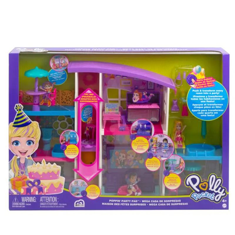 POLLY POCKET - Polly Pocket: Mega casa de Sorpresas