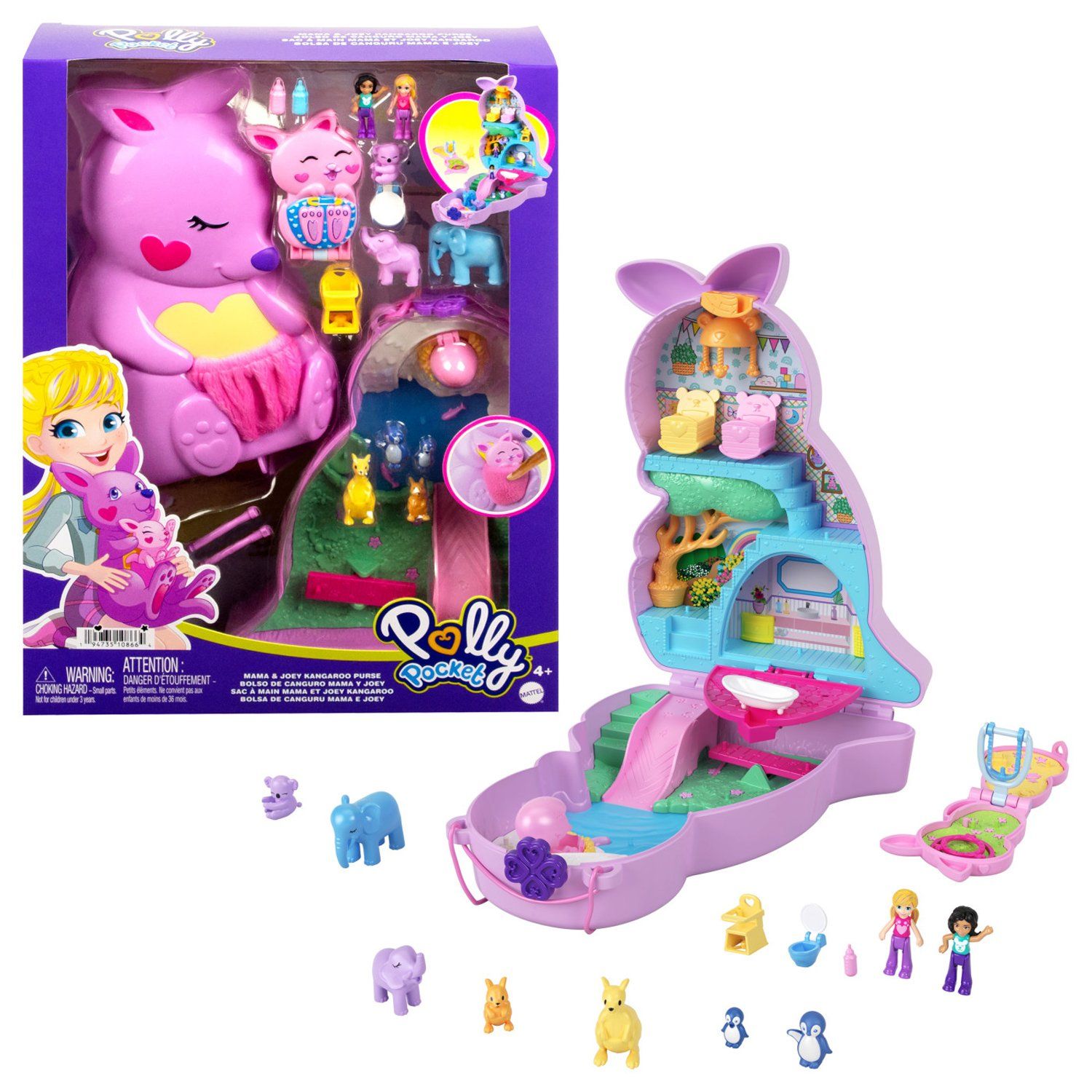 Con Polipoket Juguetes Polly Pocket Set De Juego Compacto De Bolsa