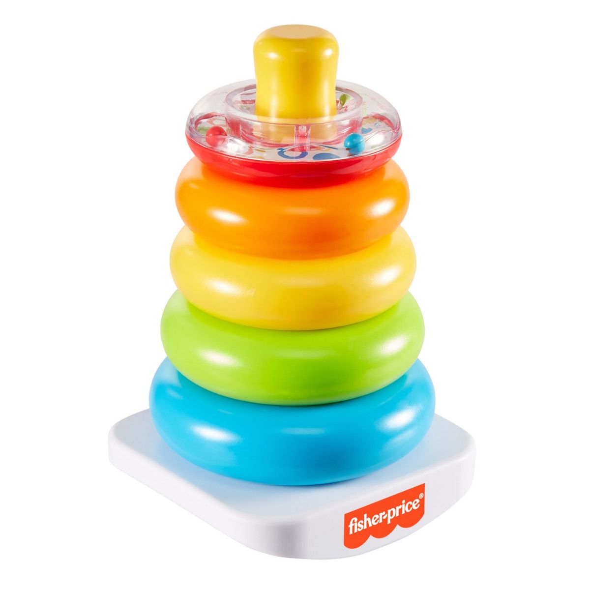 FISHER PRICE - Fisher-Price Pila de Aritos Juguete para Bebé Juguetes Didácticos