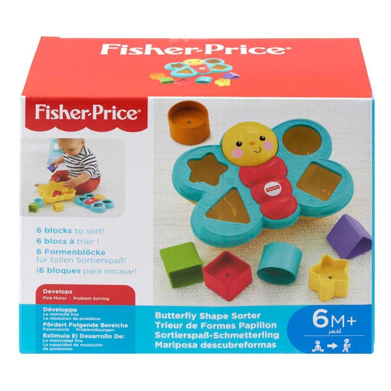 Fisher-Price Mariposa de Bloques Divertidos Juguete para Bebé